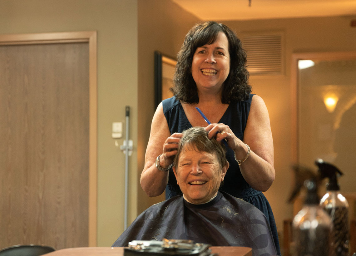 <b>Access to spa and salon services</b> just steps from your door.